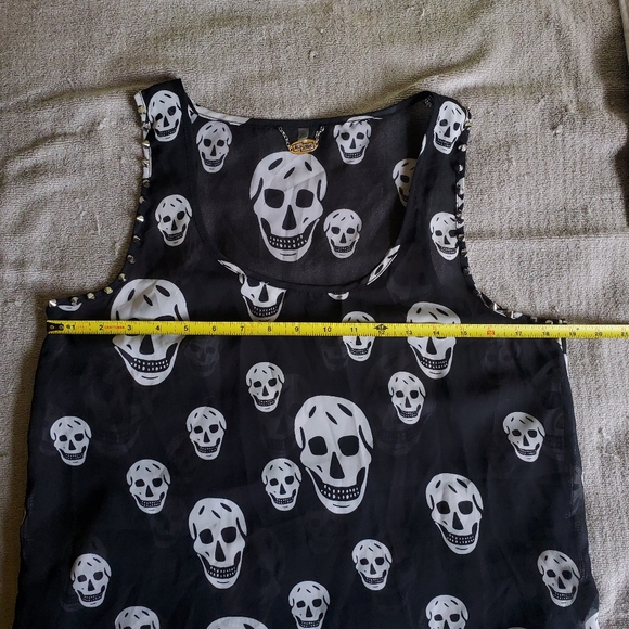 Sheer Skull Tank Top - Picture 7 of 11